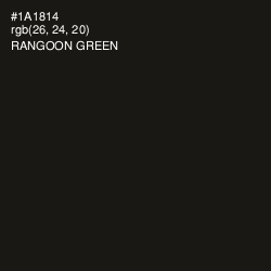 #1A1814 - Rangoon Green Color Image